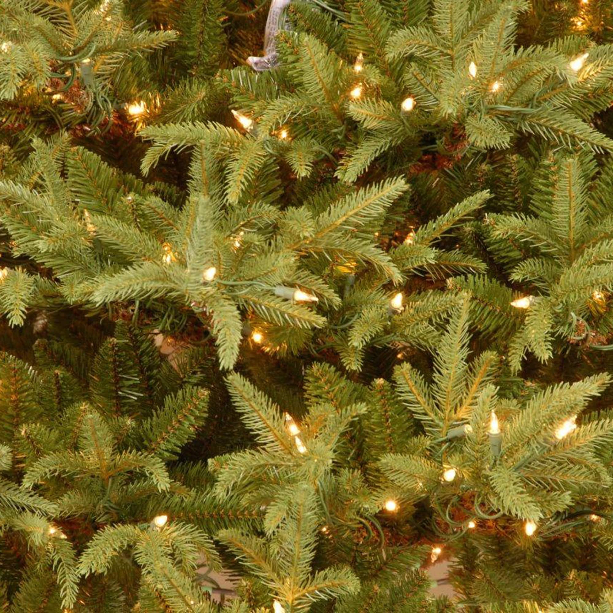 7.5 ft. Pre-Lit Frasier Grande Slim Artificial Christmas Tree, Clear Lights